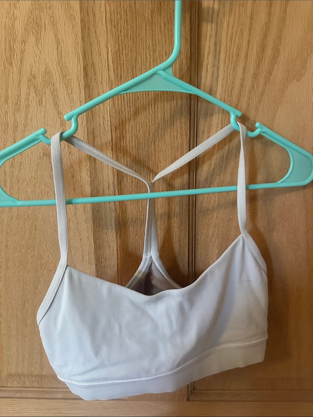 lululemon athletica Light Gray Seamless Sports Bralette - Picture 1 of 2